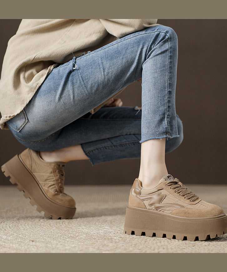 Kvinders Platform Sandaler Med Krydsremme Trendy Design 2