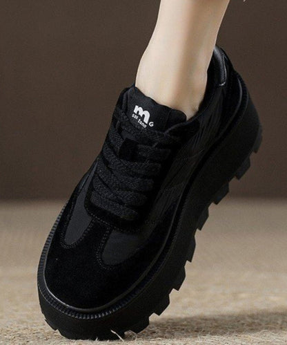 Kvinders Platform Sandaler Med Krydsremme Trendy Design 3