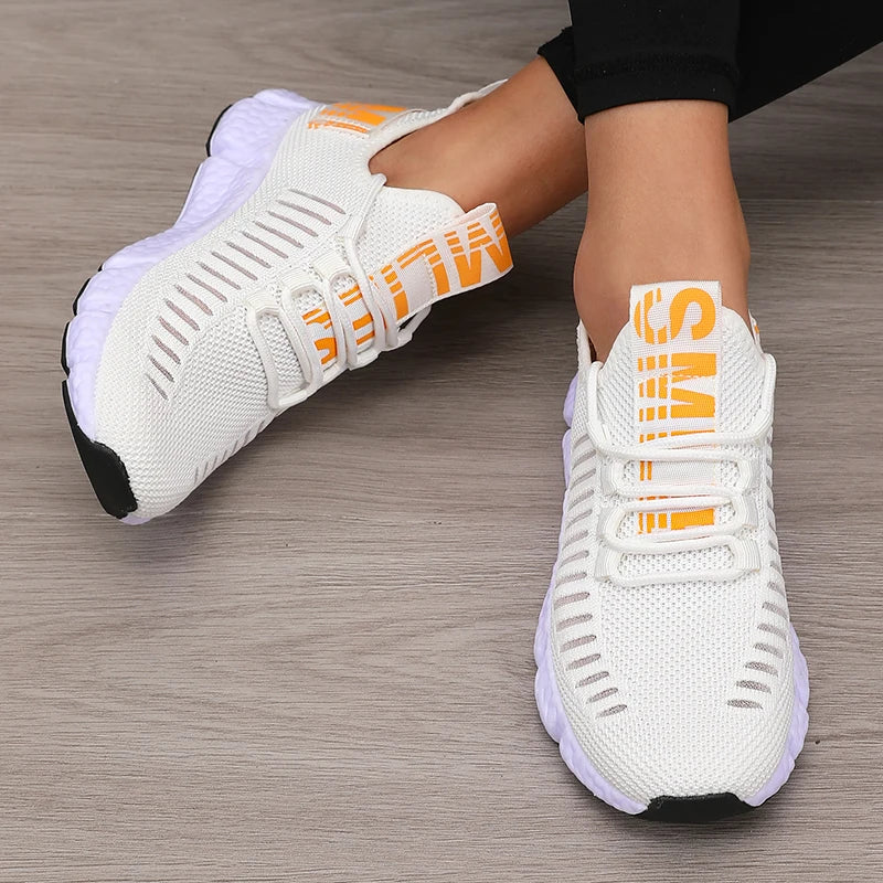 Kvinders Platform Sportsko Trendy Design Åndbar Syntetisk 1