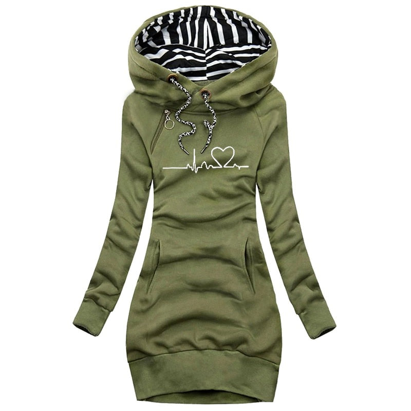 Kvinders Pullover Lange Ærmer Åndbart Materiale 1