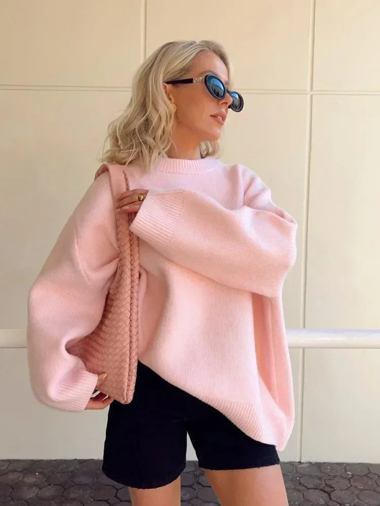 Kvinders Pullover Ribstrik Design 1