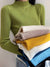 Kvinders Pullover Sweater Mock Neck Strikket 0
