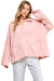 Kvinders Pullover V-Hals Dolman Ærme Blødt Stof 0