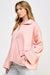 Kvinders Pullover V-Hals Dolman Ærme Blødt Stof 1
