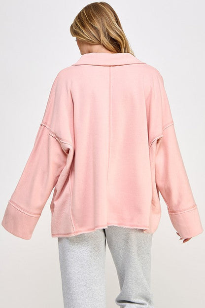 Kvinders Pullover V-Hals Dolman Ærme Blødt Stof 2