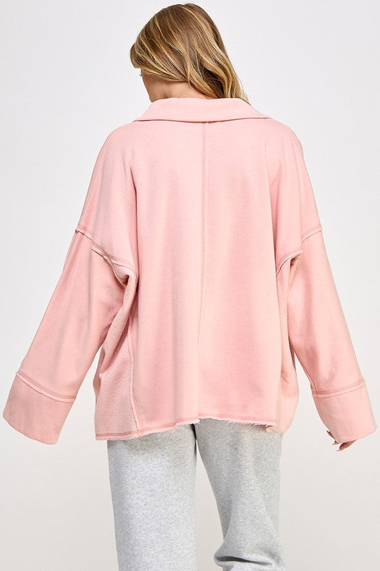 Kvinders Pullover V-Hals Dolman Ærme Blødt Stof 2