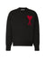 Kvinders Pullover med Hjertebroderi 0