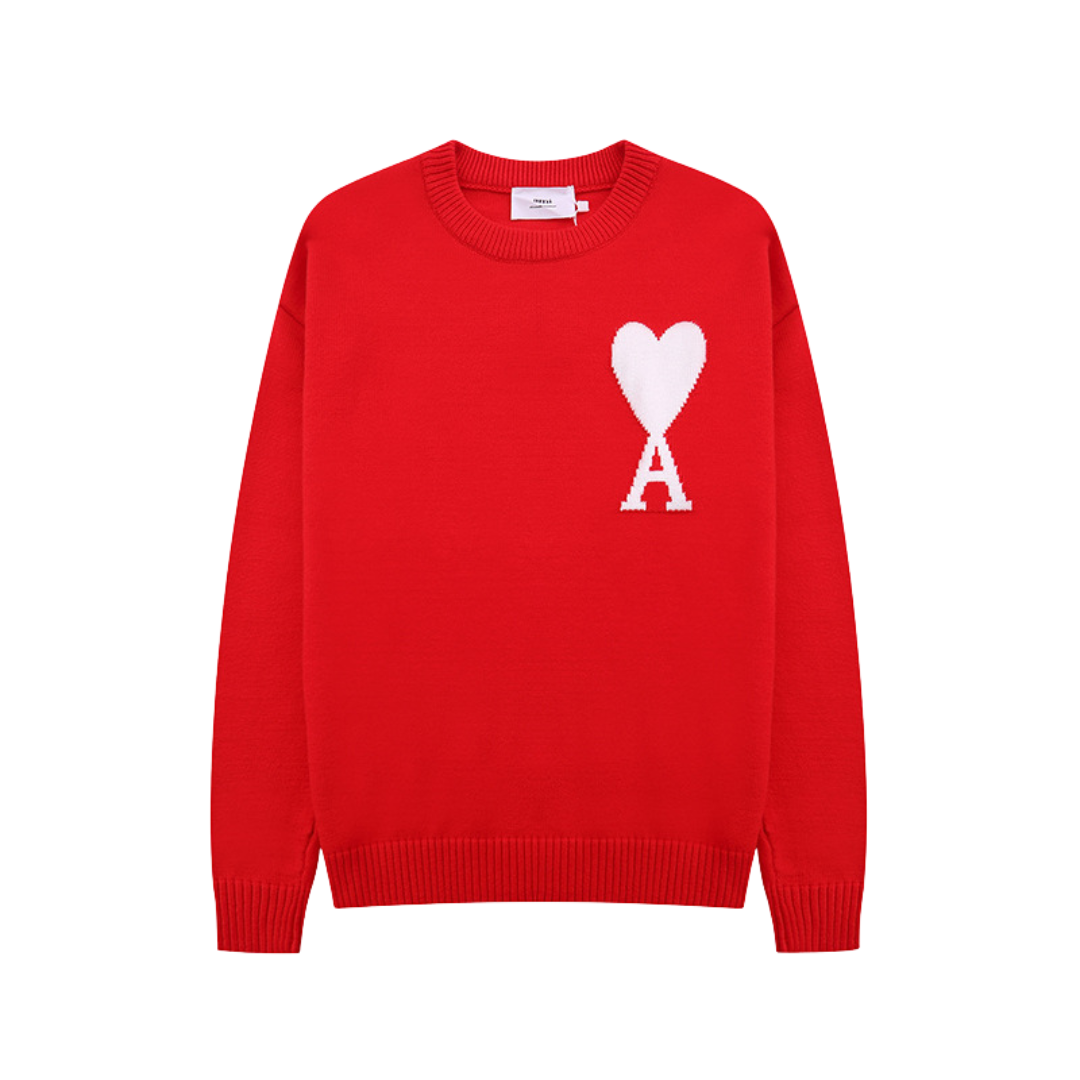 Kvinders Pullover med Hjertebroderi 18