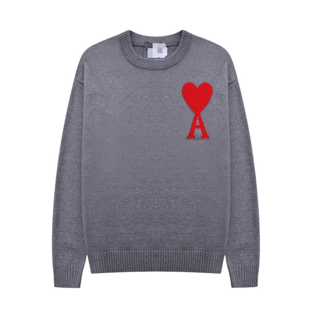 Kvinders Pullover med Hjertebroderi 20