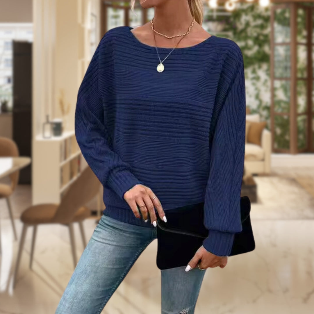Kvinders Pullover med Moderne Struktur 2