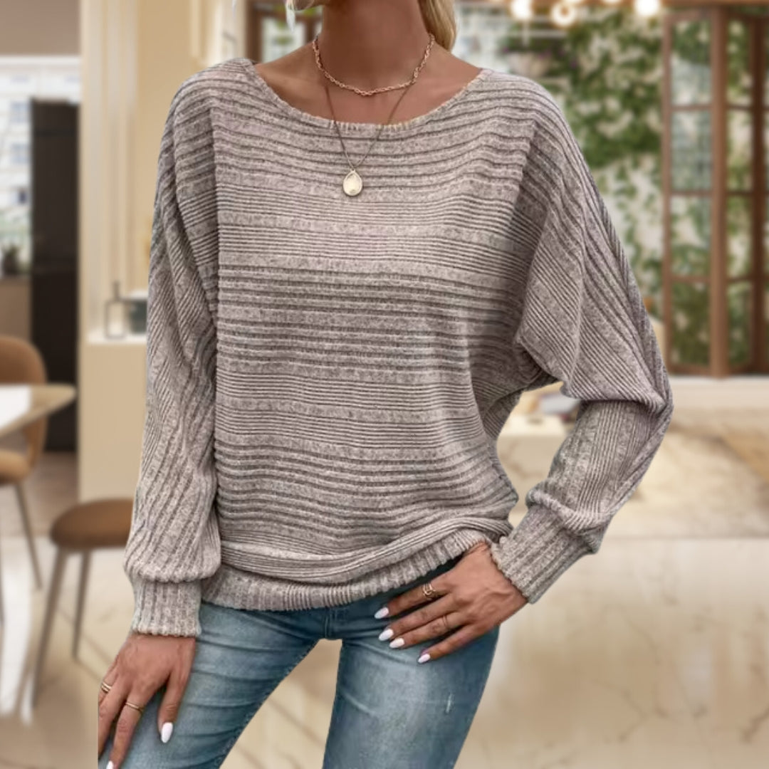 Kvinders Pullover med Moderne Struktur 4