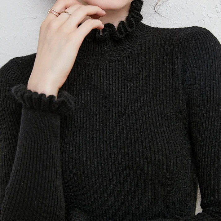 Kvinders Rullekrave Sweater Casual 2