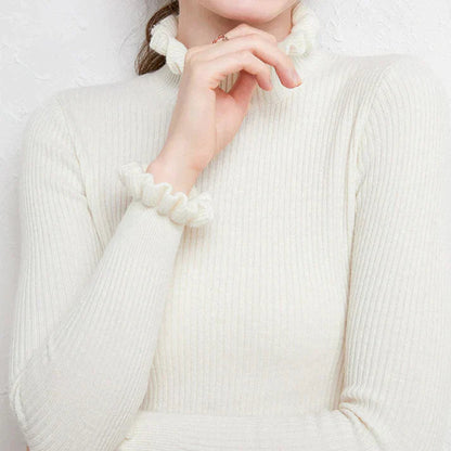 Kvinders Rullekrave Sweater Casual 5