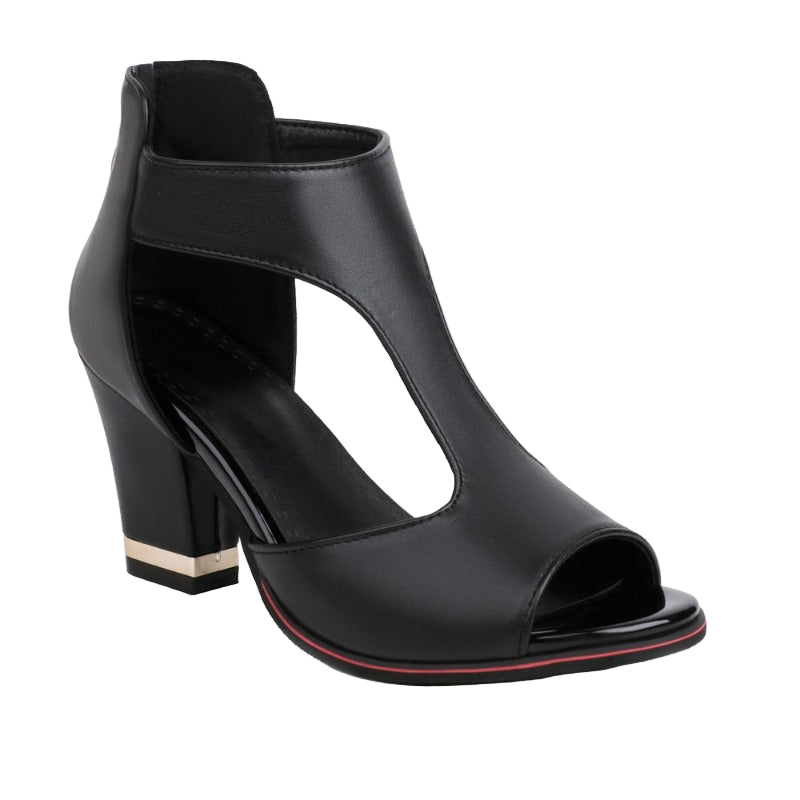 Kvinders Sandaler med Hæl Moderne Holdbare Materialer 4