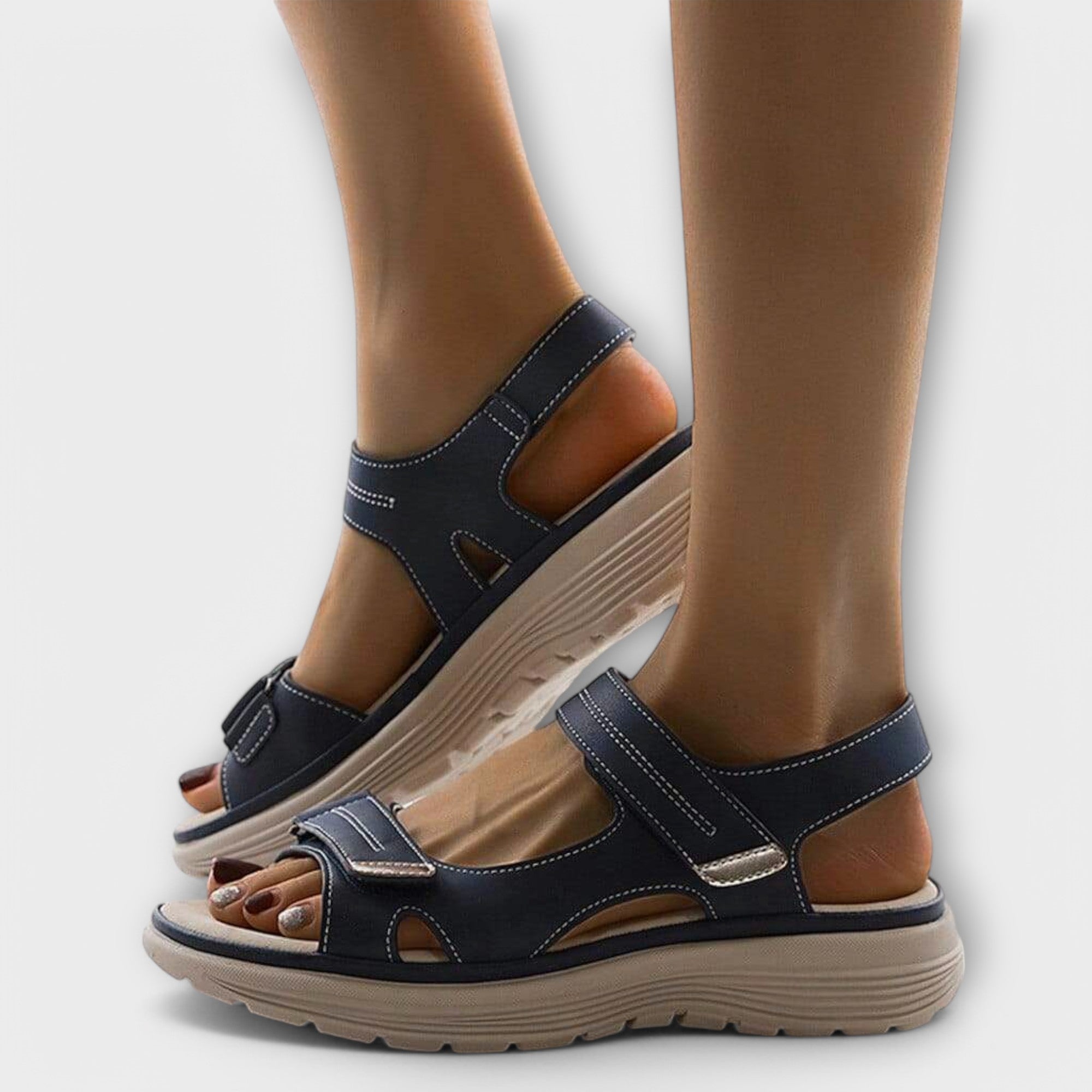 Kvinders Sandaler med Justerbar Støtte 5