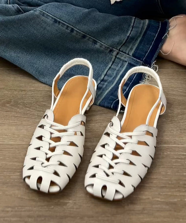Kvinders Sandaler til Gåture med Splejsning og Huldesign 1