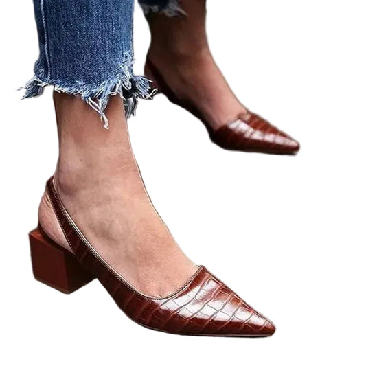 Kvinders Slingback Pumps Tidløs Stil 0