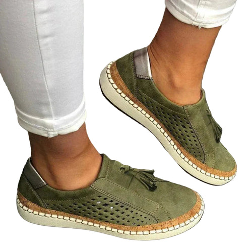Kvinders Slip-On Loafers Casual Stil 0