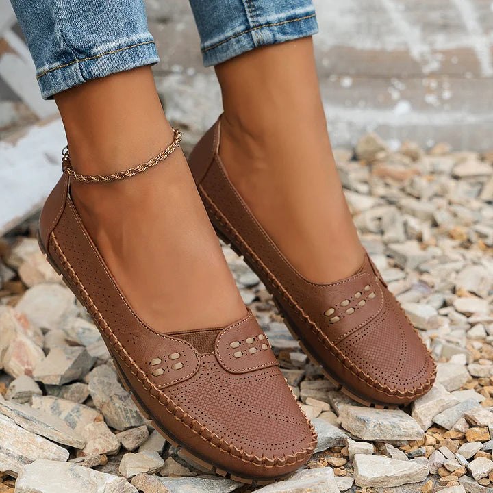 Kvinders Slip-On Sko Casual Stilfuld 7