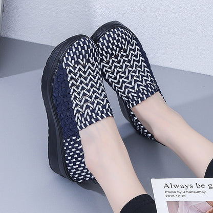 Kvinders Slip-On Sneakers med Flettet Design 3