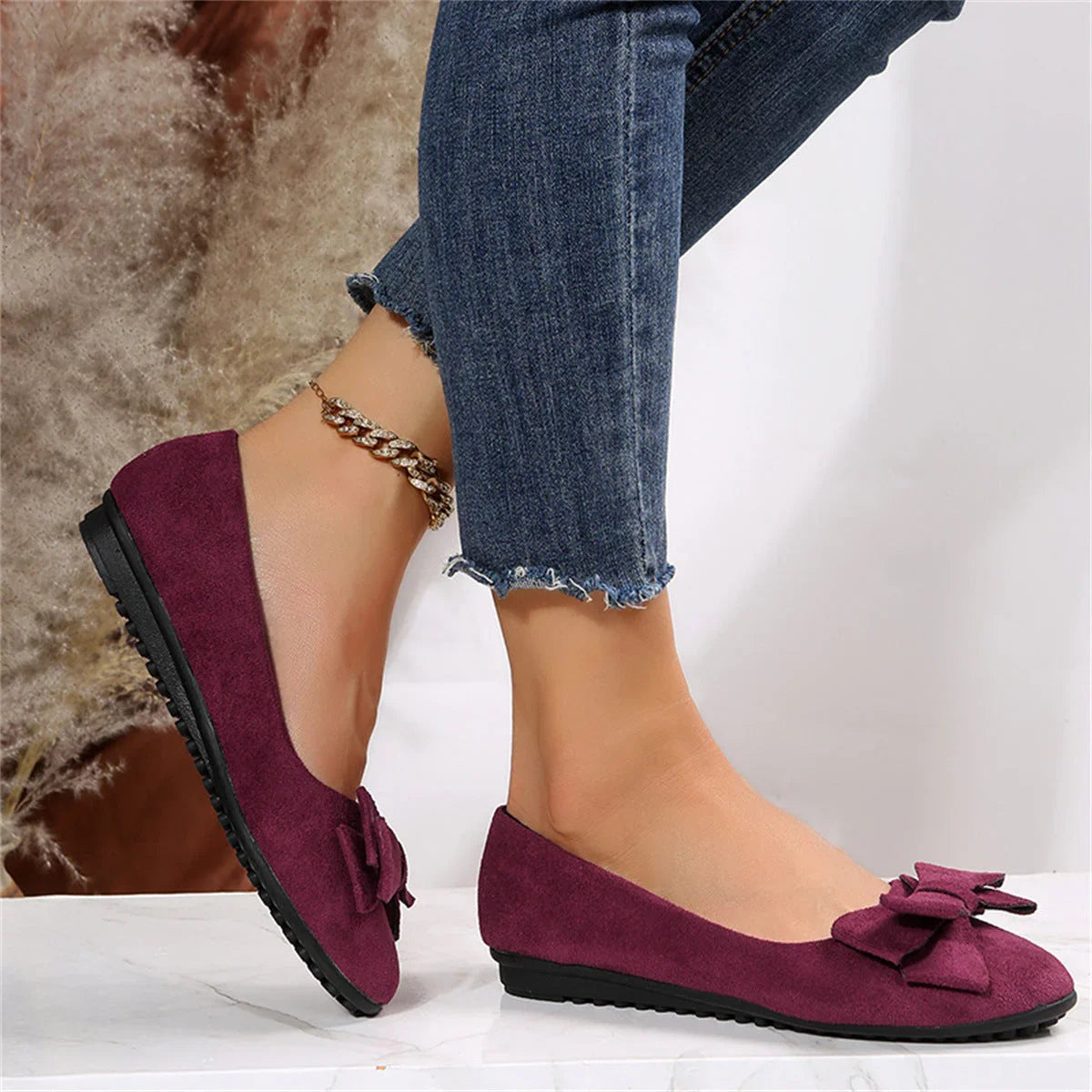 Kvinders Slip-on Sko Komfortabel Stil 5