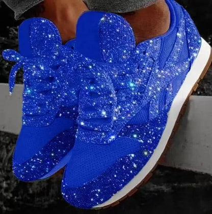 Kvinders Sneaker Med Pailletter Komfortabelt Design 1
