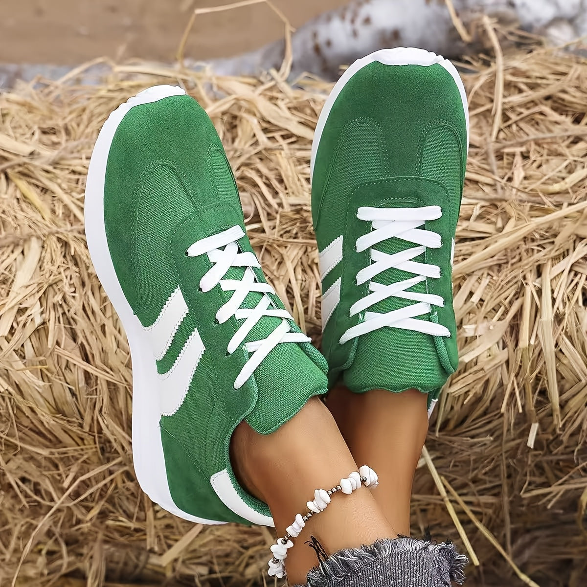Kvinders Sneakers Lav Skulder Elegant Design 4