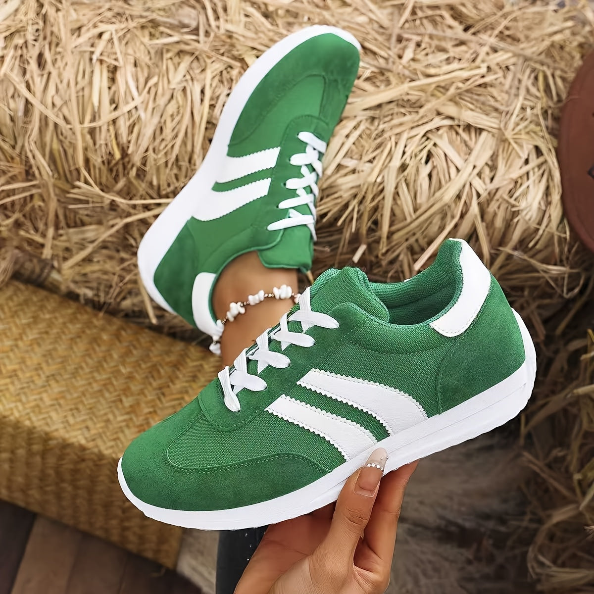 Kvinders Sneakers Lav Skulder Elegant Design 5