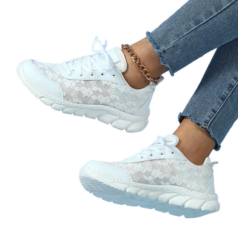 Kvinders Sneakers Med Komfortabelt Design 6