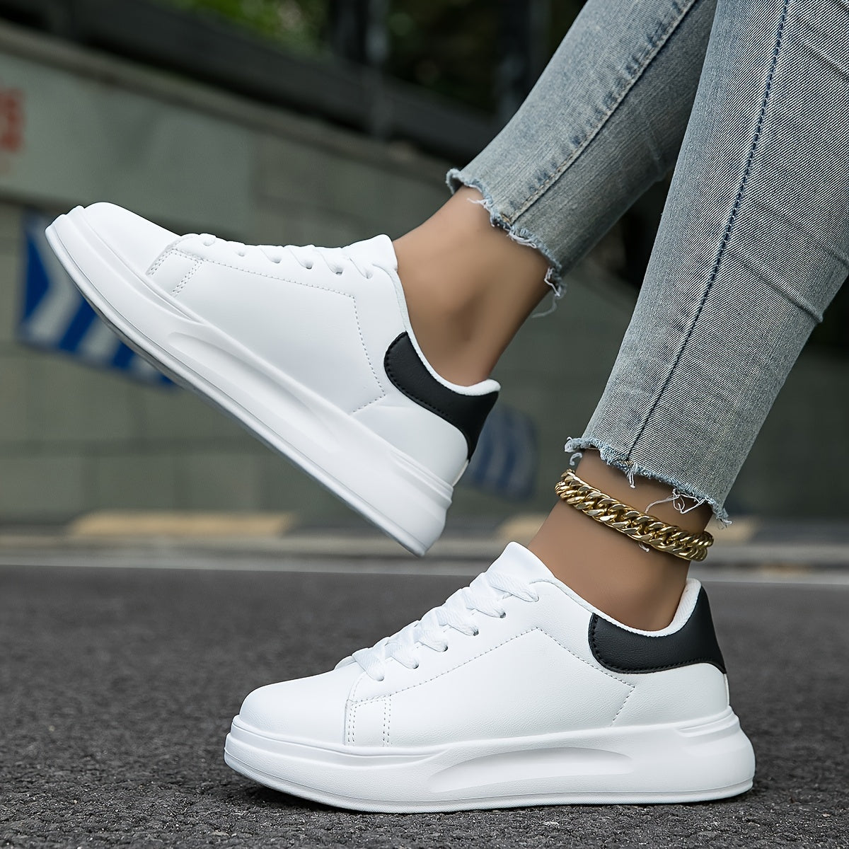 Kvinders Sneakers Ortopædisk Design Åndbart Stof 2