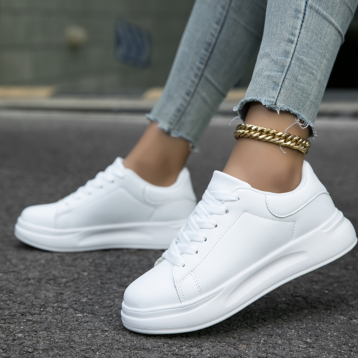Kvinders Sneakers Ortopædisk Design Åndbart Stof 3