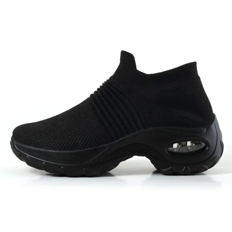 Kvinders Sneakers Platform Åndbart Stof 0
