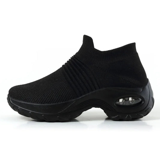 Kvinders Sneakers Platform Åndbart Stof 0