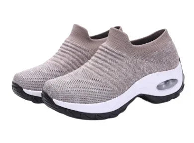 Kvinders Sneakers Platform Åndbart Stof 10