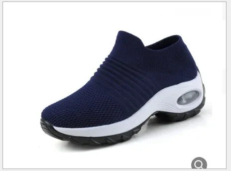 Kvinders Sneakers Platform Åndbart Stof 13