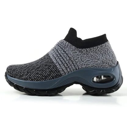 Kvinders Sneakers Platform Åndbart Stof 5