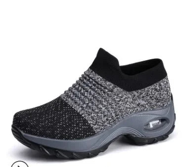 Kvinders Sneakers Platform Åndbart Stof 8