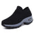 Kvinders Sneakers Platform Åndbart Stof Gummi 9
