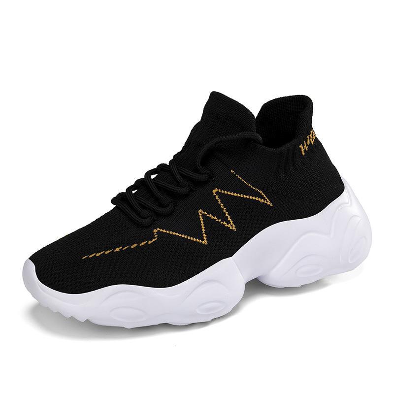 Kvinders Sneakers Strikket Design Komfortable og Moderne 0