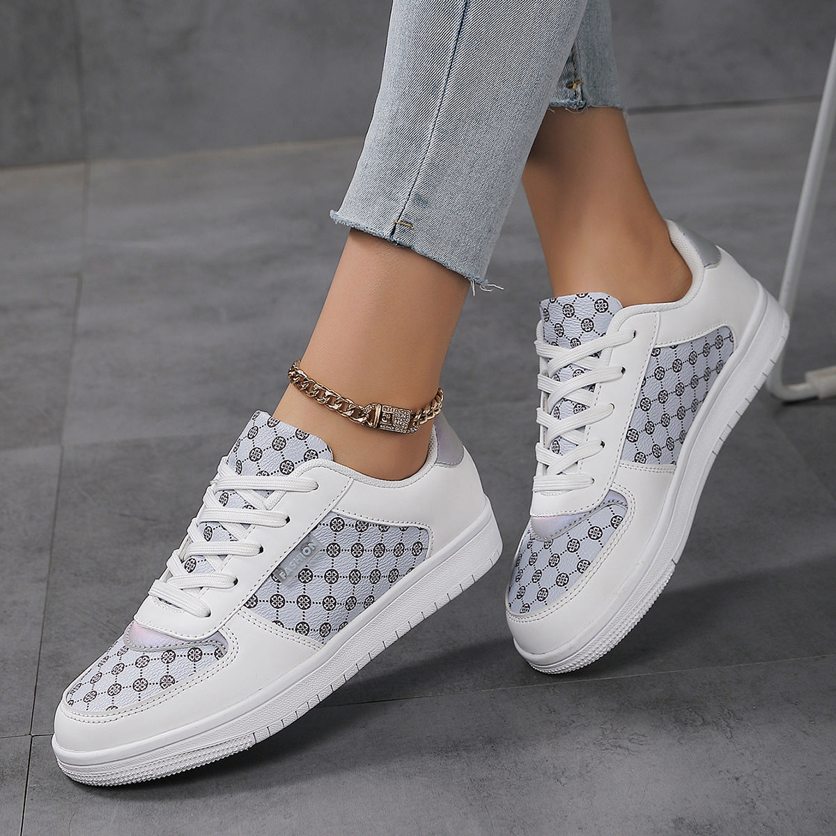 Kvinders Sneakers Trendy Design Komfortabel og Fleksibel 4