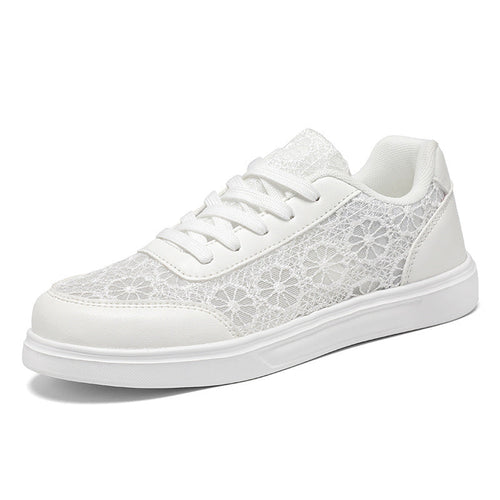 Kvinders Sneakers med Blomsterdesign og Skridsikker Sål 4