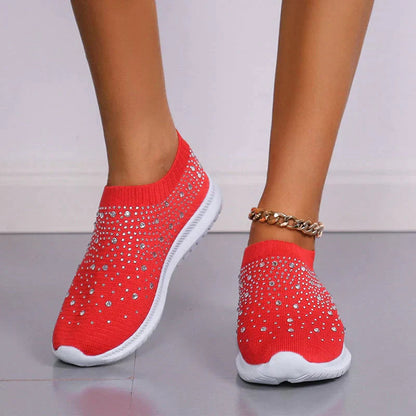 Kvinders Sneakers med Krystaller 8