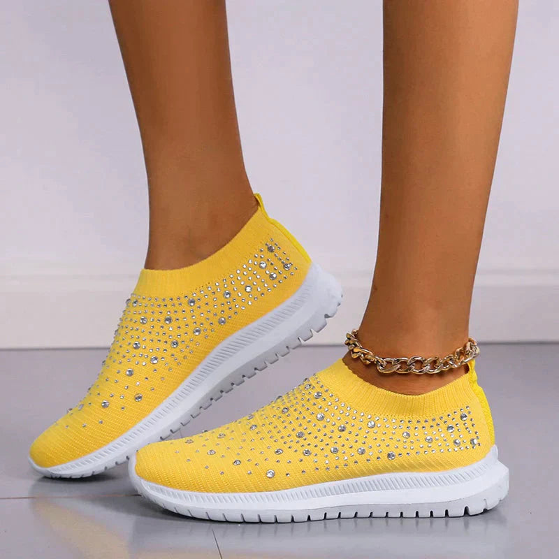 Kvinders Sneakers med Krystaller 9