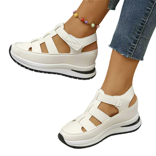 Kvinders Sneakers med Udskæringer og Platform 1