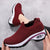 Kvinders Sport Sneakers Wedge Platform Åndbar Tekstil 2
