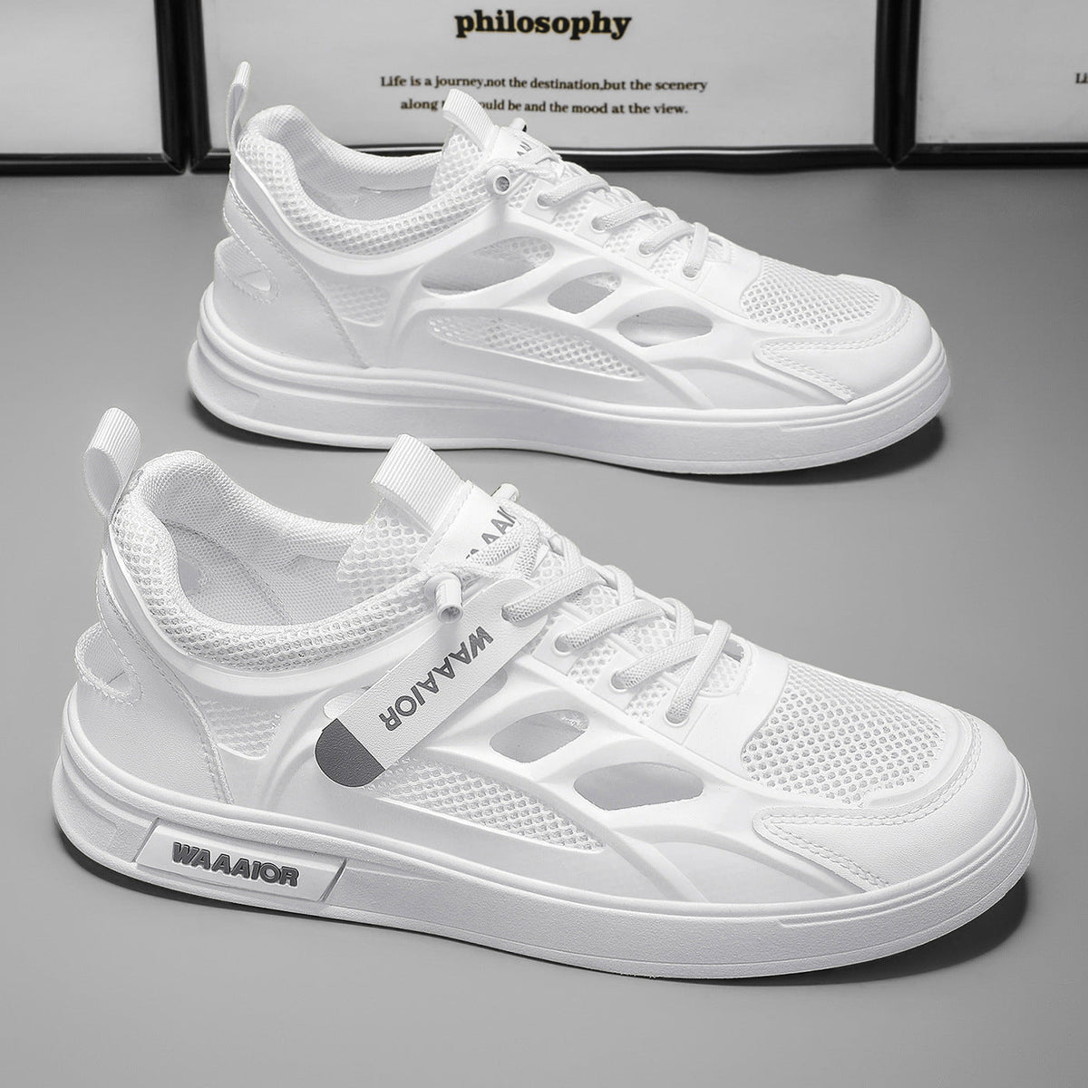 Kvinders Sportssneakers Åndbar Design med Skridsikker Sål 3