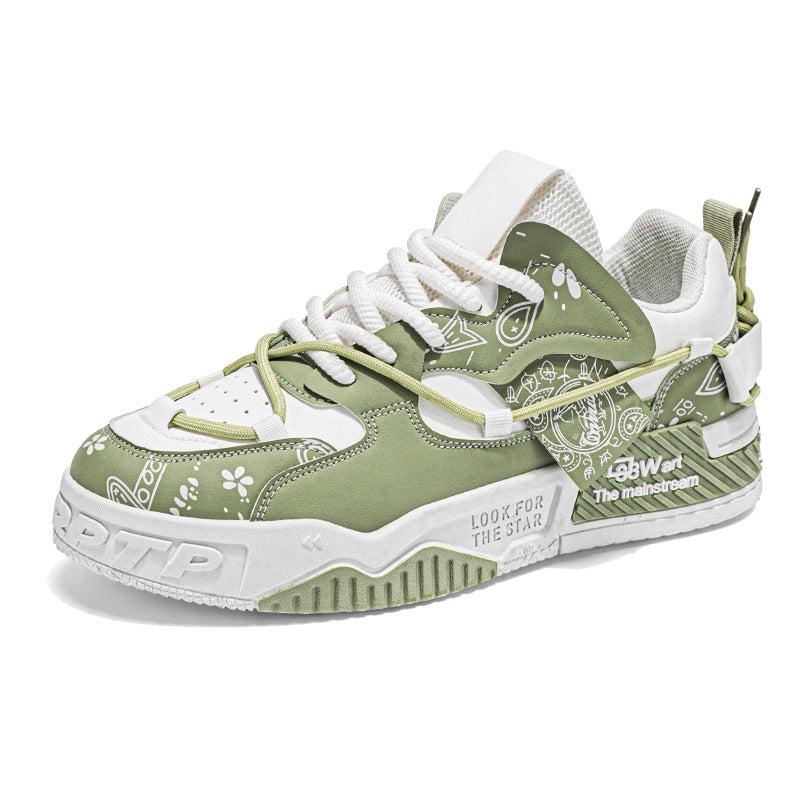Kvinders Sporty Sneakers Grafisk Design 5