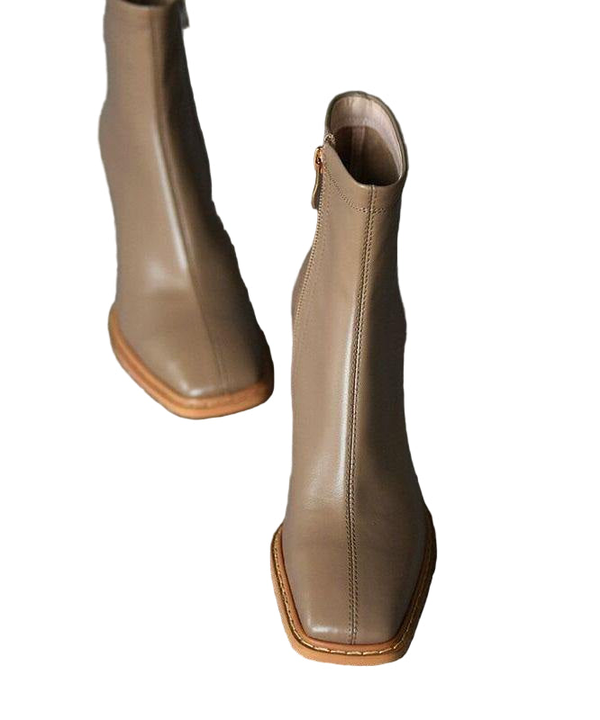 Kvinders Støvler med Høje Hæle og Lynlås 0