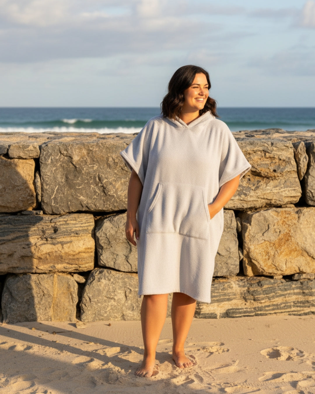 Kvinders Strand Poncho Kjole 4