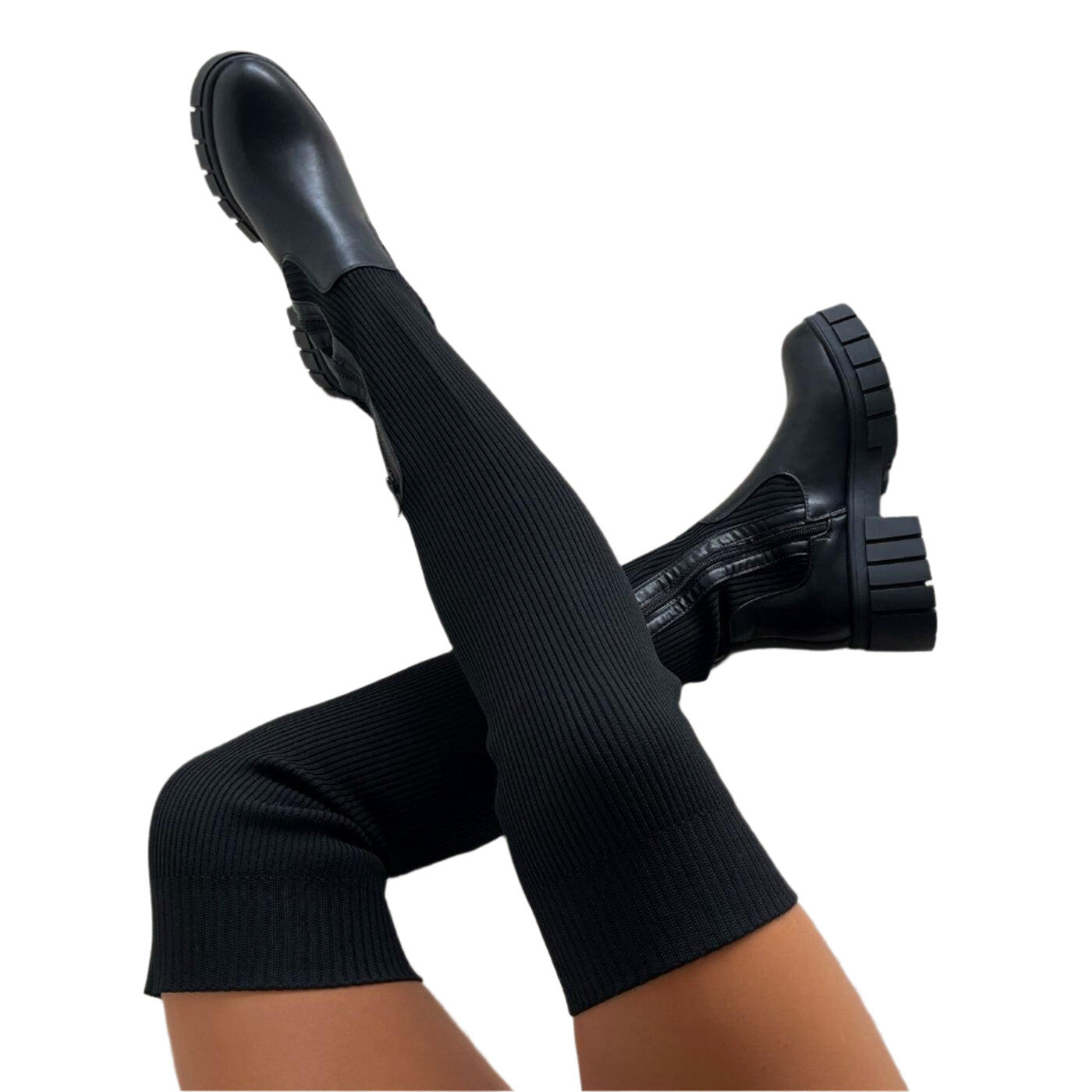 Kvinders Stretch Laarzen Elegant Design 0